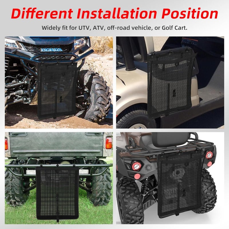 OFIG ATV UTV Trash Bag, Universal Trash Sack Storage Bag Compatible with Polaris RZR, Can Am, CFmoto, Teryx, Arctic Cat, Golf Cart, ATV - Image 2